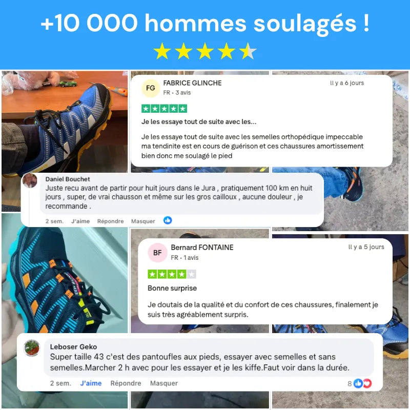 OrthoTrailPro - Chaussures de marche à confort