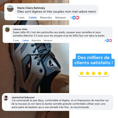 FationTrip - Chaussures de marche à confort